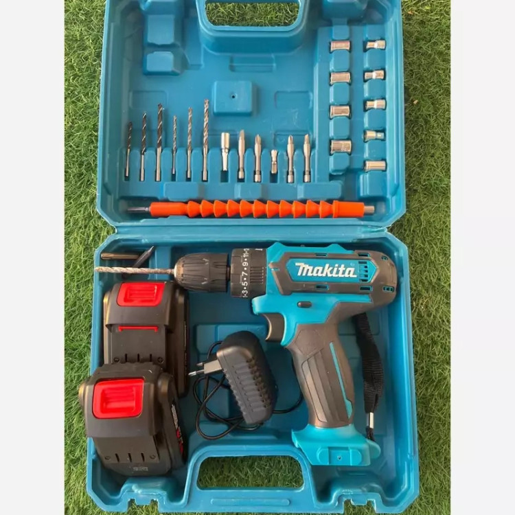 باتری دریل شارژی چکشی 36ولت ماکیتا مدل 36vcheap ست دریل شارژی Makita cordless drill battery detail