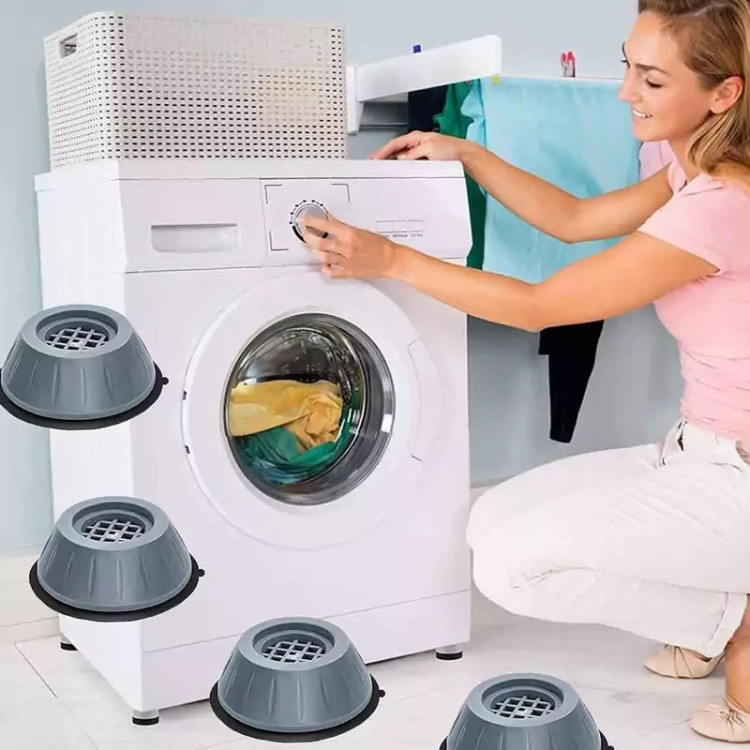 نحوه نصب لرزه گیر ماشین لباسشویی و ظرفشویی پایه ضد لرزش anti-vibration pads installation