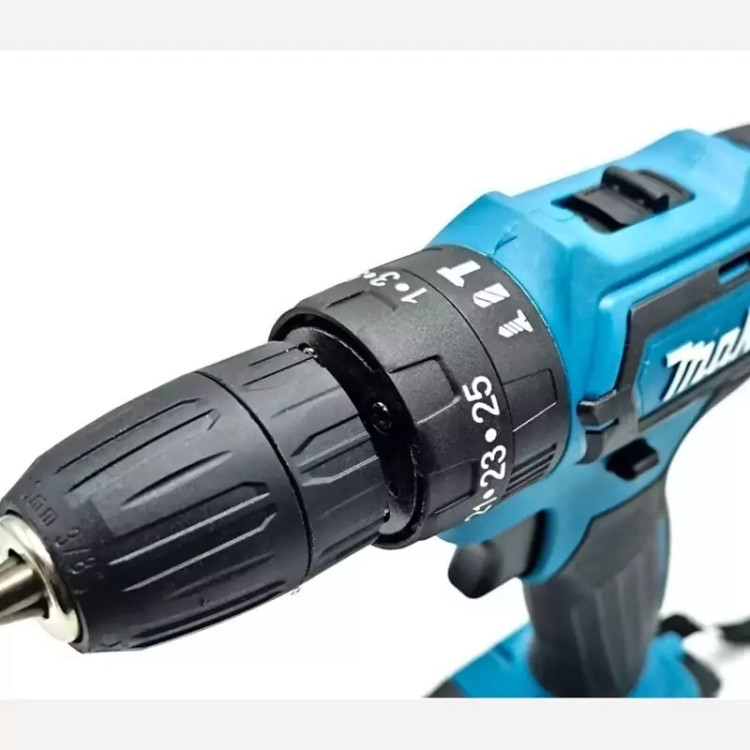 متعلقات دریل شارژی ماکیتا پک کامل مدل B-kitblue ست ابزار Makita cordless drill kit detail