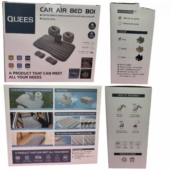 رنگبندی تشک بادی ماشین Quees تشک صندلی عقب car inflatable bed colors