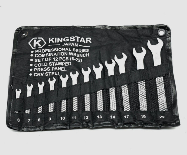 جعبه آچار یکسر رینگی کینگ استار ژاپن 12 عددی King Star wrench set case