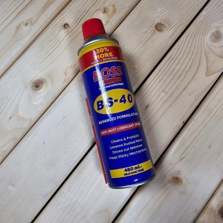 بستهبندی اسپری WD40 باس روان کننده و ضد زنگ Boss WD-40 spray packaging