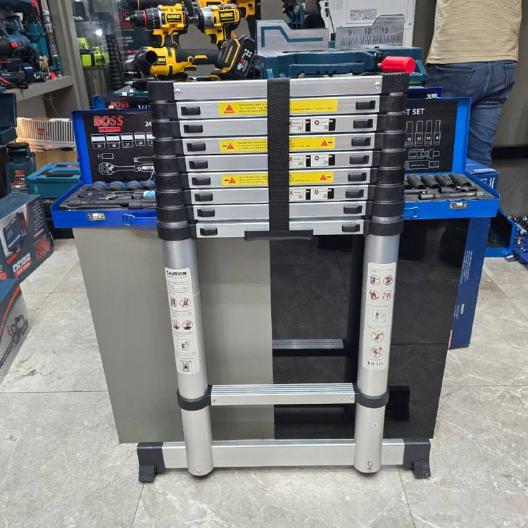 پایه نردبان یک طرفه تلسکوپی آلومینیومی 3.8 متر telescopic ladder base detail