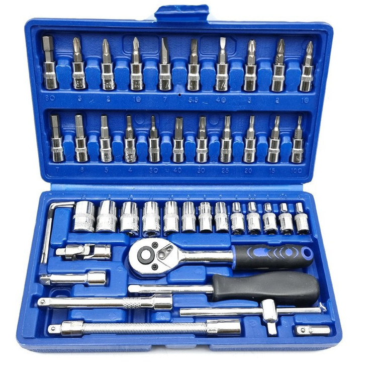 مجموعه 46 عددی آچار بکس مدل LIFE_STYLE جعبه