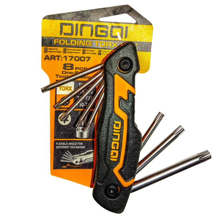 ست آچار تاشو DINGQI ۱۷۰۰۷ از زوایای مختلف