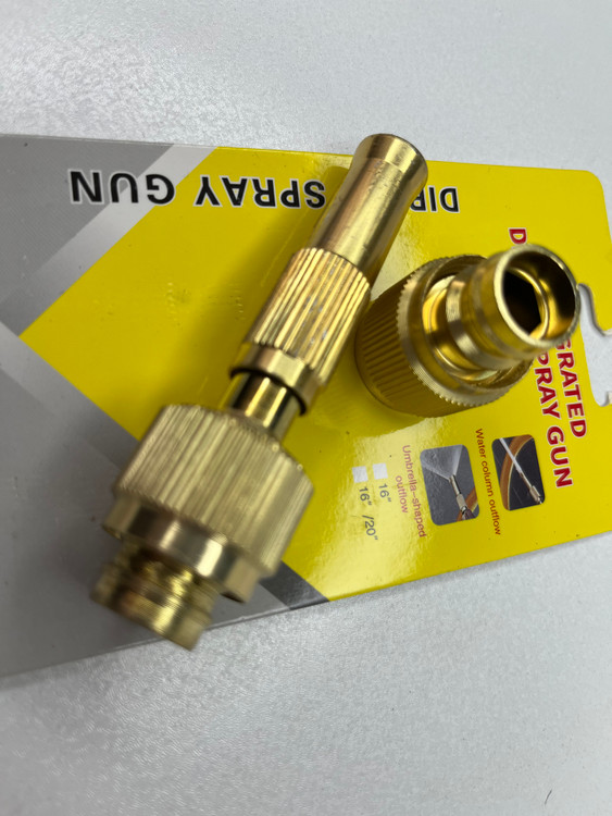 کارواش تمام برنجی از نمای بغل