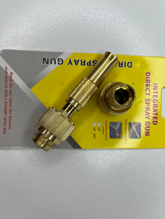 کارواش برنجی دو تیکه جزئیات نازل