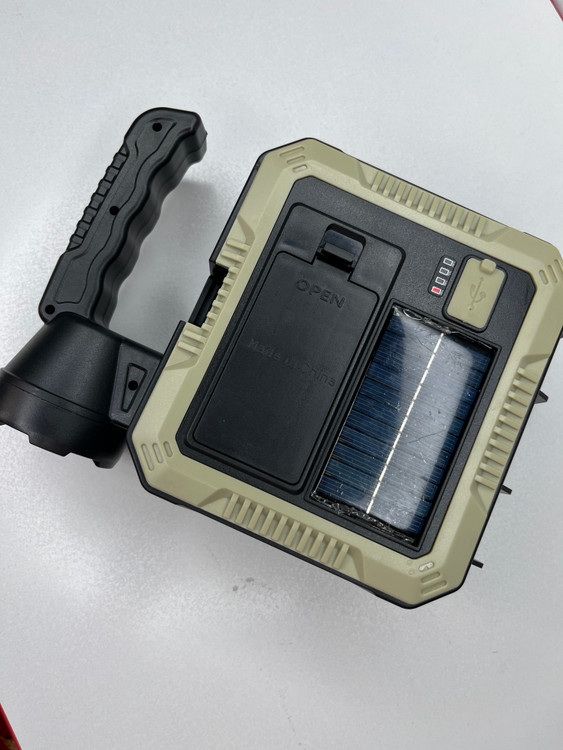 چراغ اضطراری جعبه ابزار از نمای بالا