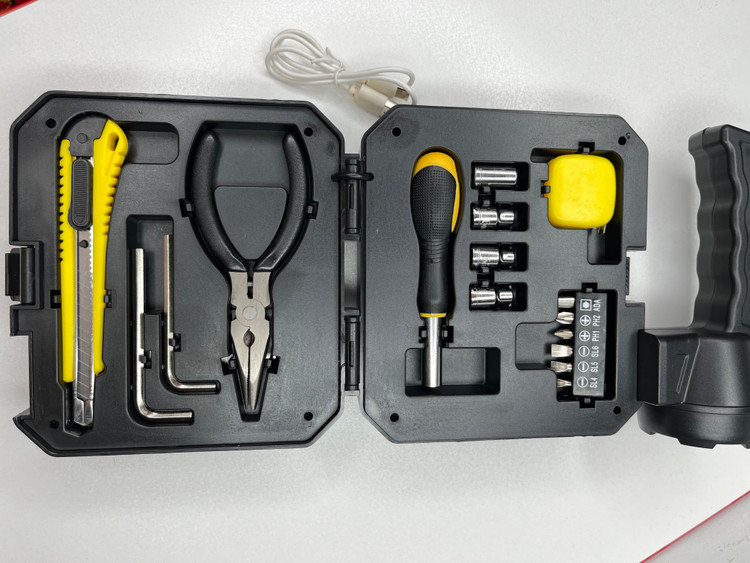 چراغ اضطراری جعبه ابزار نمای بغل