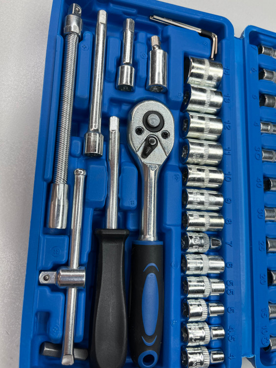 مجموعه آچار بکس ۴۶ تکه از نمای بغل