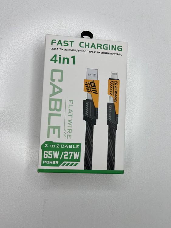 کابل ۴ کاره شارژر نمای بالا