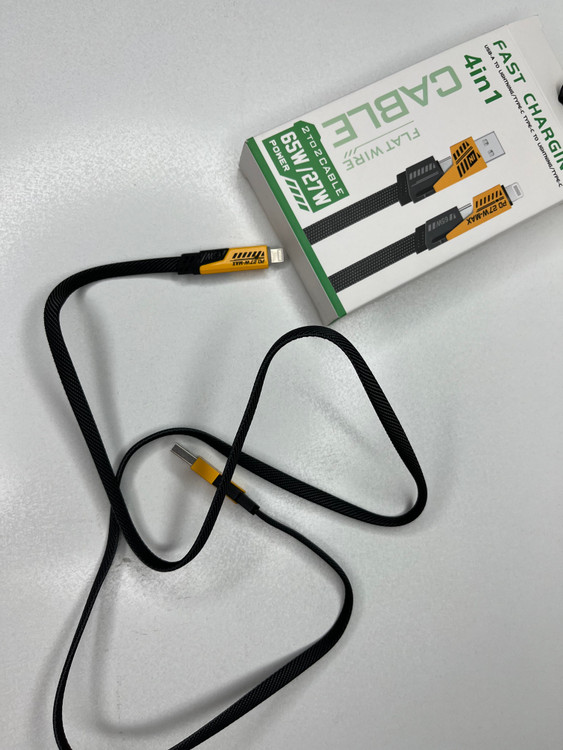 کابل شارژ چند منظوره ۴ کاره نمای پشت