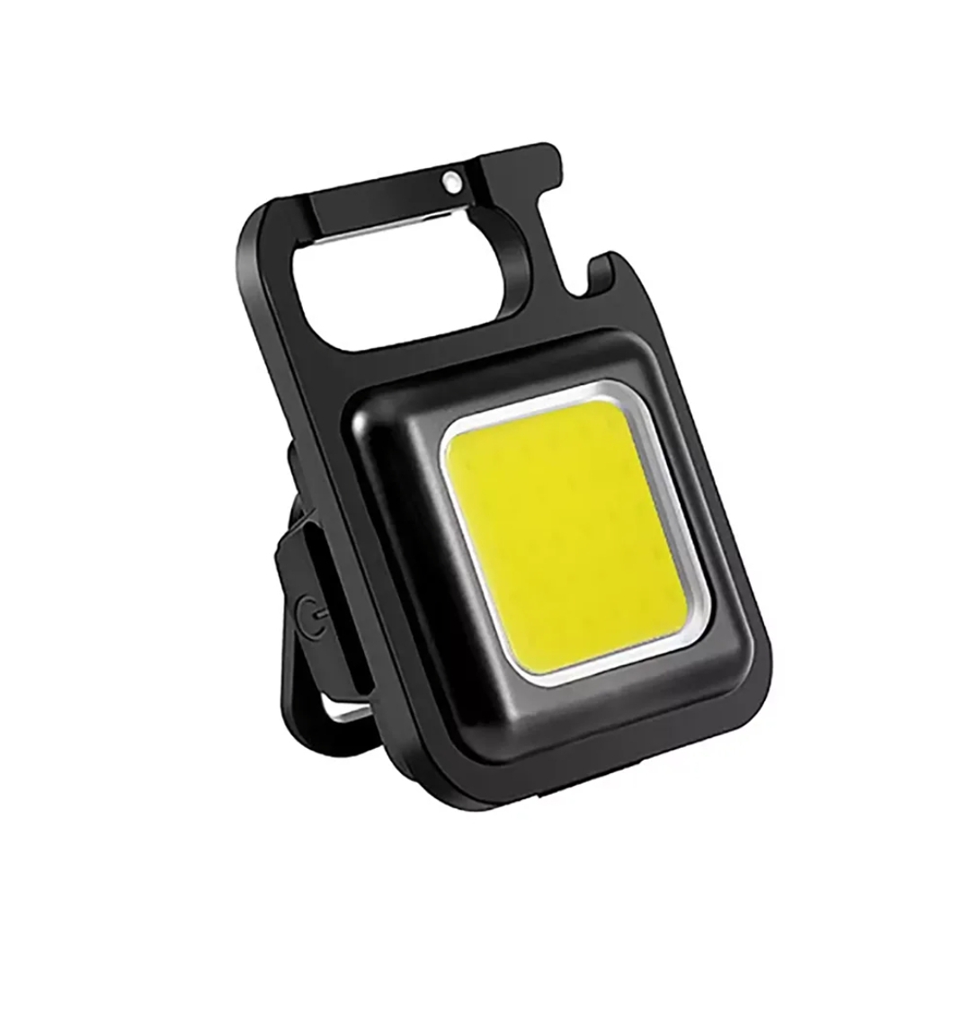 چراغ قوه جاکلیدی مگنتی LED KEYCHAIN MAGNET | شارژ تایپ سی و باتری 500 میلی‌آمپر